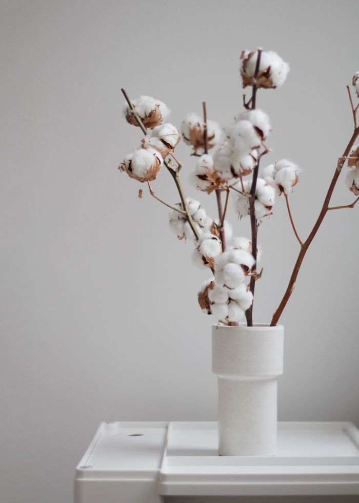 Bloesem cotton flower arrangement