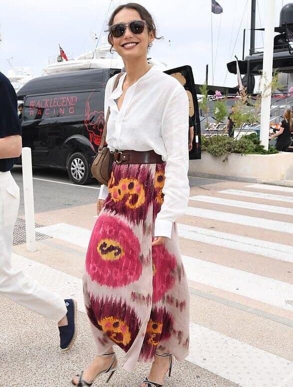 Raika-Hazanavicius-ikat skirt-Ralph-Lauren